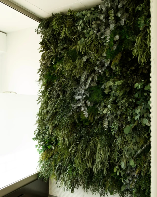 Hay lugares que respiran verde. 🌿

Este jardín vertical no es solo decoración: es una declaración de intenciones. ✨ Cada planta preservada ha sido seleccionada para llenar el espacio de vida sin requerir cuidados, aportando textura, movimiento y carácter a la arquitectura del lugar. 

🌐 www.greenesfera.com
📩 info@greenesfera.com
📞 678 83 48 28

#Greenesfera #greenwalls #walldecor #biofilia #biophilia #biophilicdesign #wellbeing #bienestar #contract #verticalgarden #jardinvertical #architecture #interiordesign #biophilicdesigns #naturaldesign #naturaldecor #greendecor #greendesign #design #decor #interiordesign #interiorismo #interiorism #deco #preservedplants